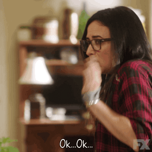 Ok Ok Scared Mom Feeling Anxious GIF