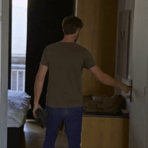 Okay Bye Slamming Door GIF
