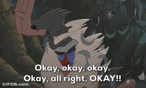 Okay Okay Okay Okay Okay All Right Okay !! GIF