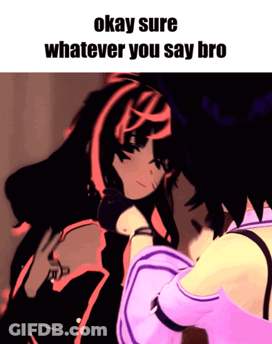 Okay Sure Whatever You Say Bro GIF