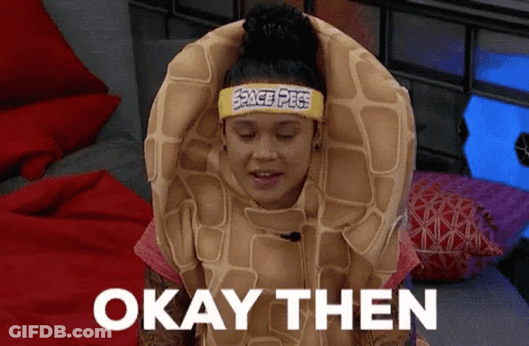 Okay Then Girl In Peanut Costume GIF