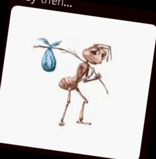Okay Then Sad Ant GIF
