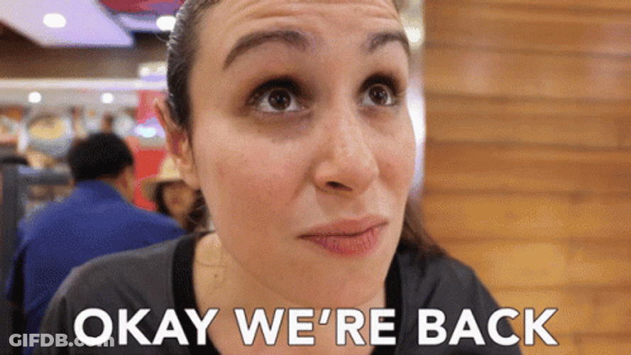 Okay We're Back Julia Goolia Youtuber GIF