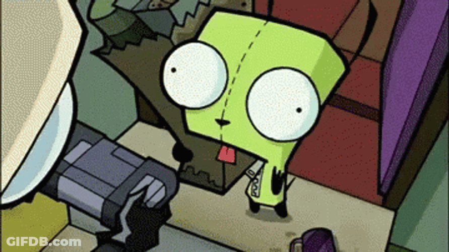 Okie Dokie Gir Invader Zim GIF