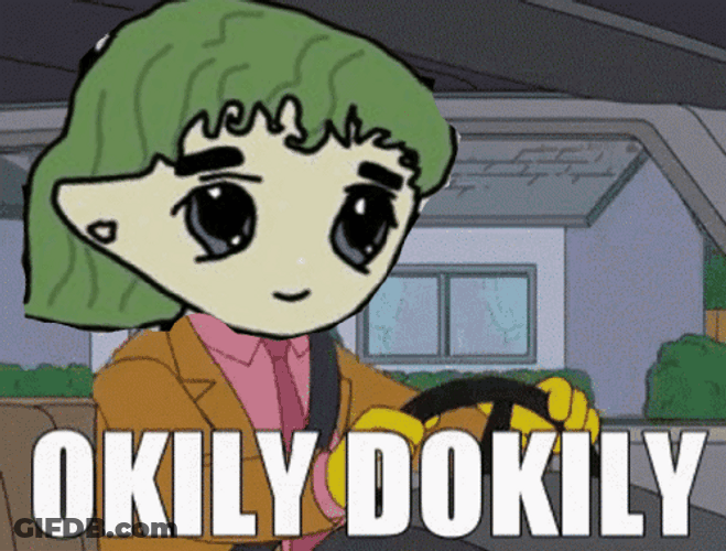 Okily Dokily Ned Flanders With Milady Head GIF