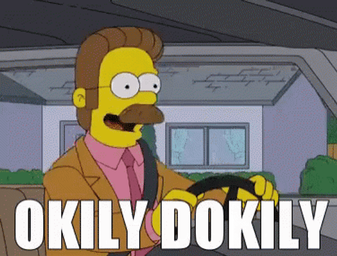 Okily Dokily Simpsons GIF