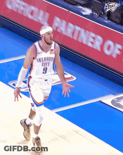 Oklahoma City Basketball Player Walking GIF
