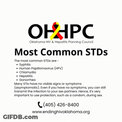 Oklahoma HIV And Hepatitis Planning Council Most Common STDs GIF