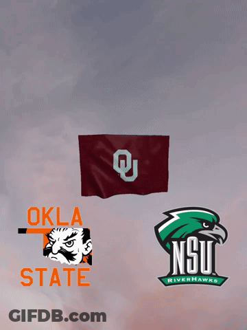 Oklahoma NSU And Oklahoma State Poster GIF