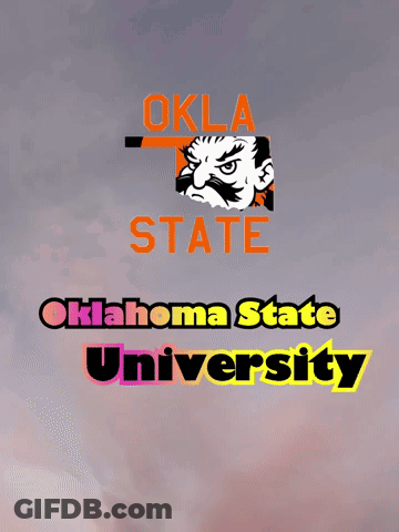 Oklahoma State University And Oklahoma State State University Logos GIF