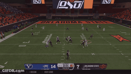 Oklahoma State Vs BYU Football Game GIF