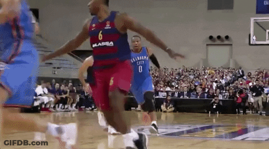 Oklahoma Thunder Buddy Best Dunk GIF