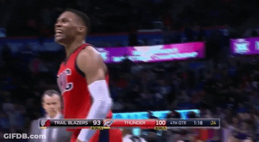 Oklahoma Thunder Buddy Both Hands Up GIF