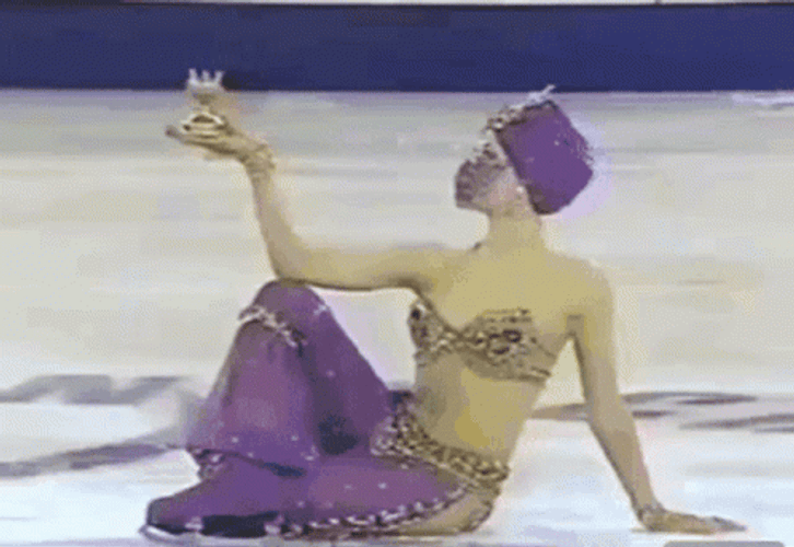 Oksana Baiul Figure Skating GIF