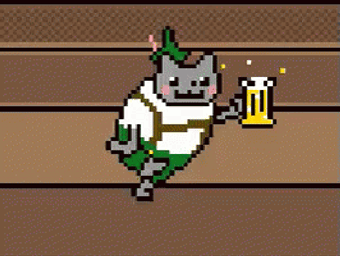Oktoberfest Gaming Character GIF