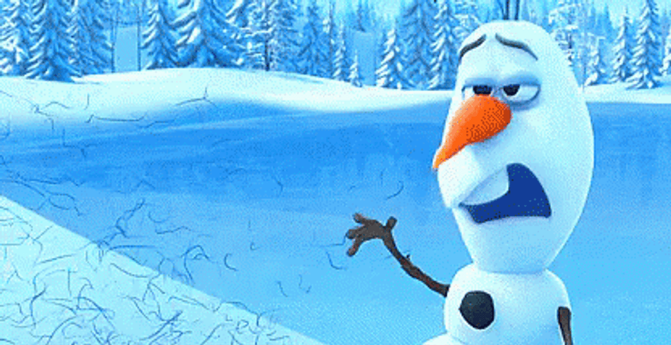 Olaf Carrot Nose Sneezing GIF