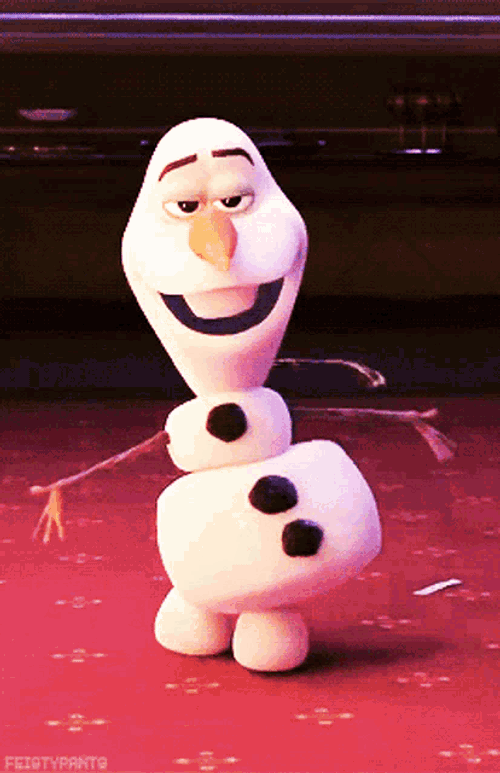 Olaf Elsa GIF
