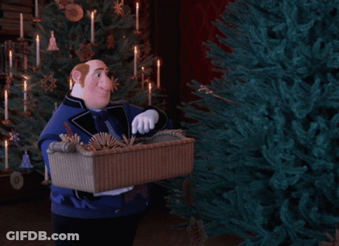 Olaf Frozen Christmas Surprise GIF