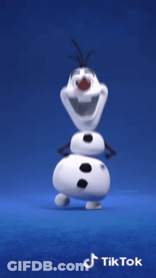 Olaf Frozen Funny Tiktok Dance GIF