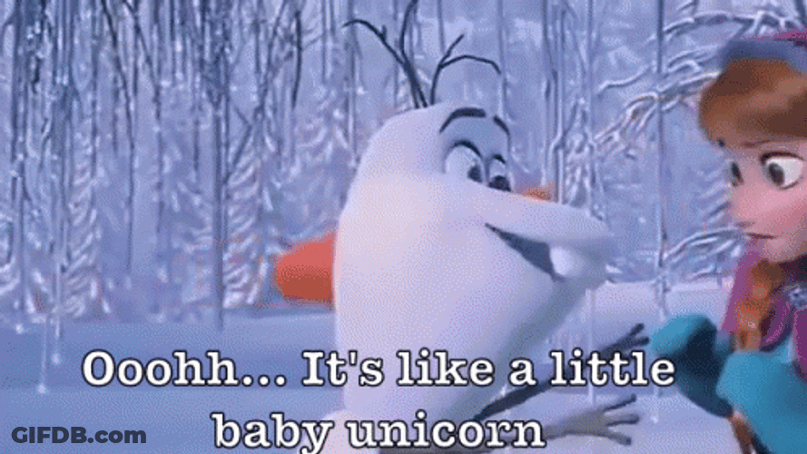 Olaf Frozen Nose Scene GIF