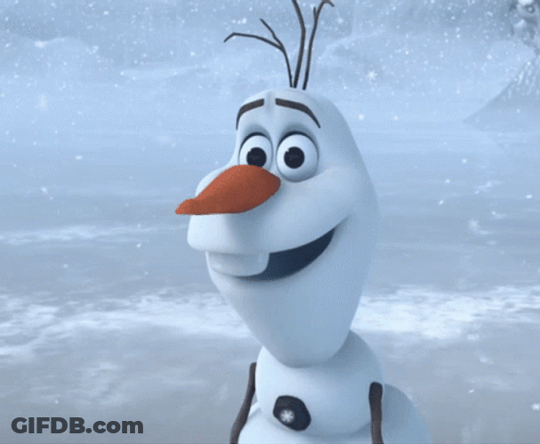 Olaf Frozen Surprised Look GIF