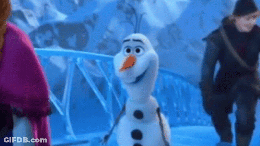 Olaf Frozen Talking Spanish GIF
