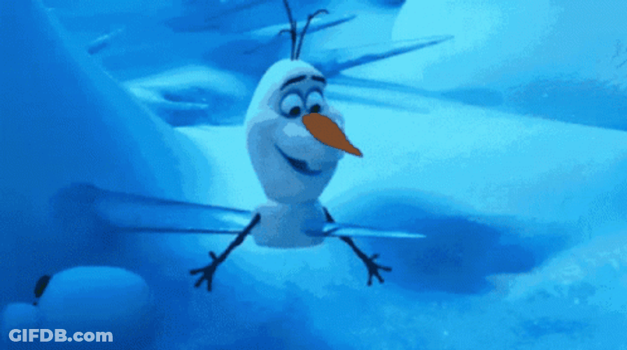Olaf Ive Killed The Conversation GIF