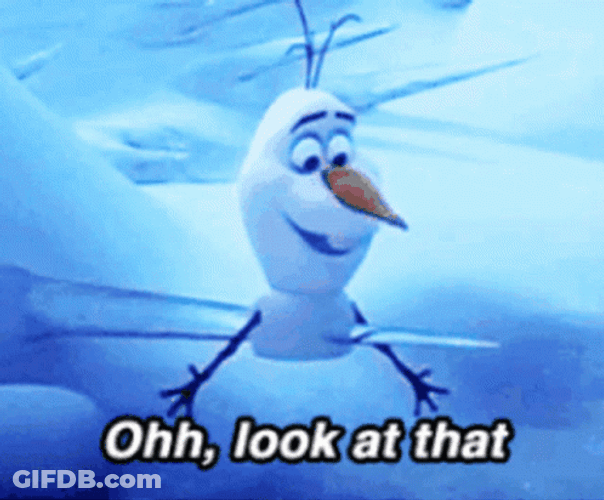 Olaf Oh Look At That GIF