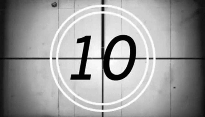 Old Cinema Countdown GIF