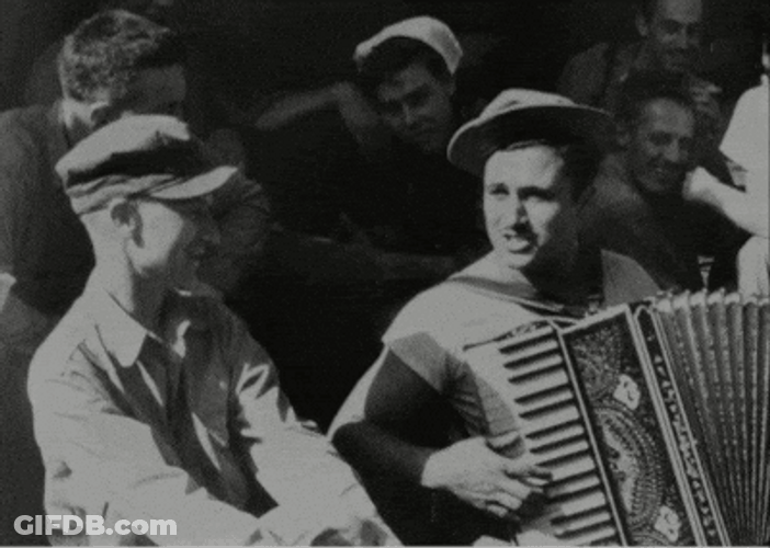 Old Classic Navy People Playing Music GIF