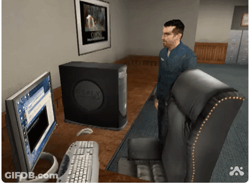 Old Computer Saying When He Says He's Building New Hi Tech GIF