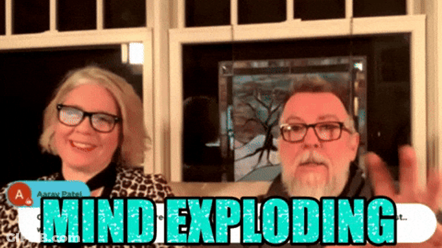 Old Couple Brain Blast GIF