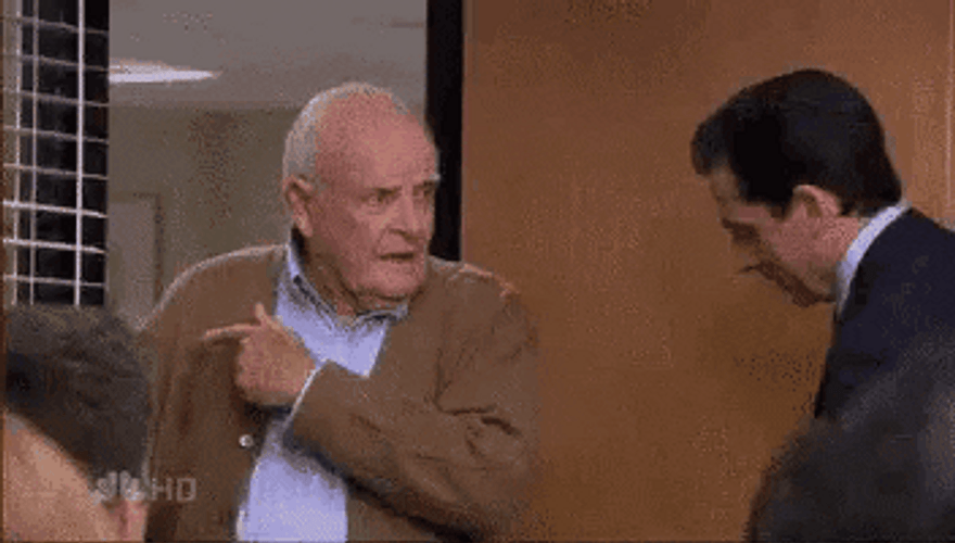 Old Grandpa The Office Closed Door GIF