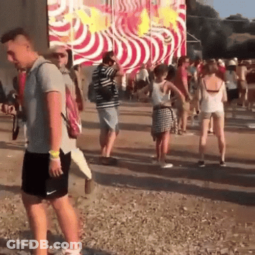 Old Guy Rave Party Hard GIF