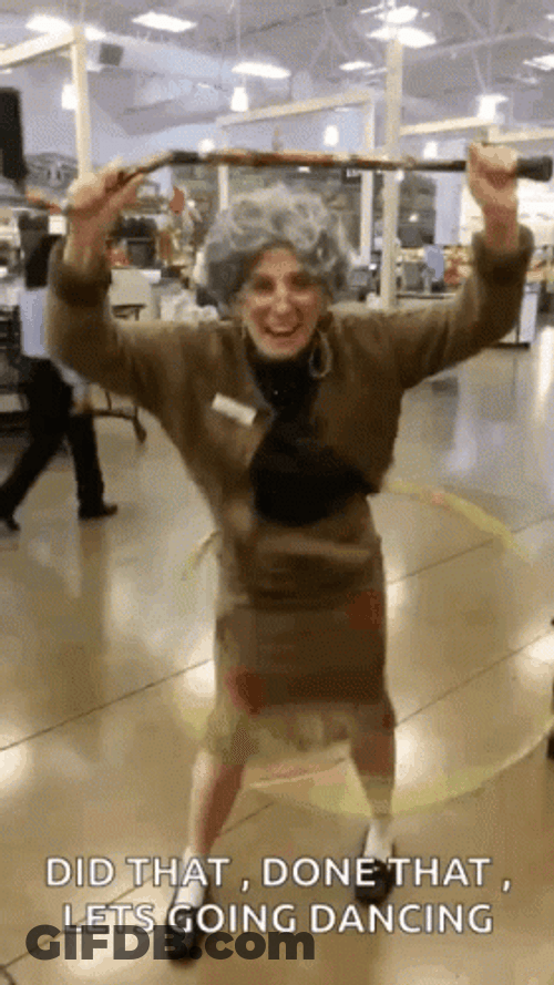 Old Lady Dancing GIF