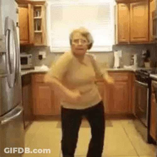 Old Lady Dancing GIF