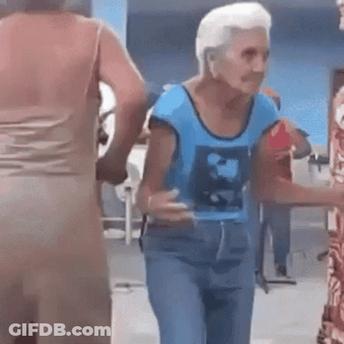 Old Lady Dancing GIF