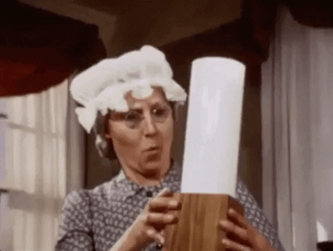 Old Lady Saying Oh My GIF