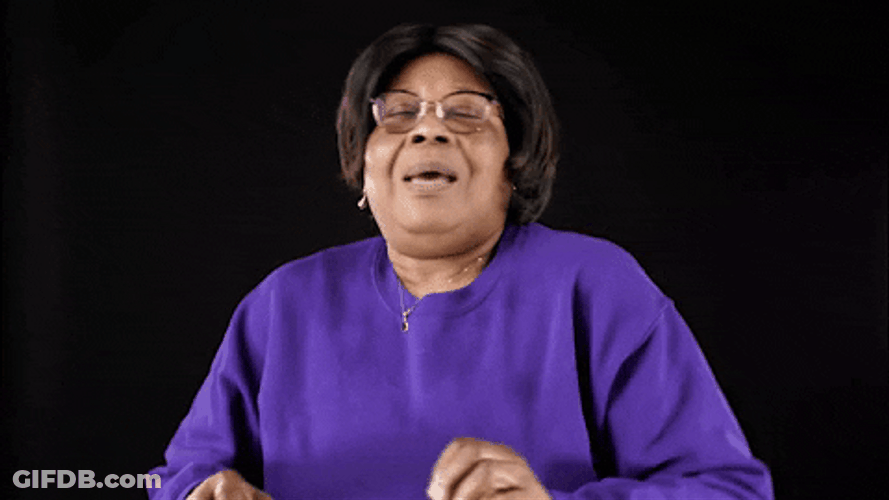 Old Lady Shoulder Shrug Dancing GIF