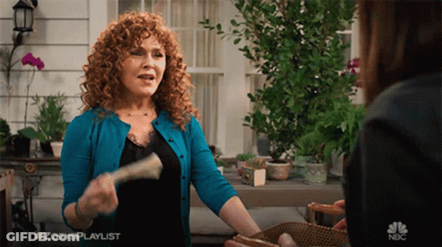 Old Lady Waving Her Bundle Of Cash GIF
