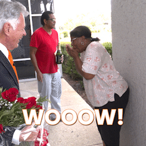 Old Lady Wooow GIF