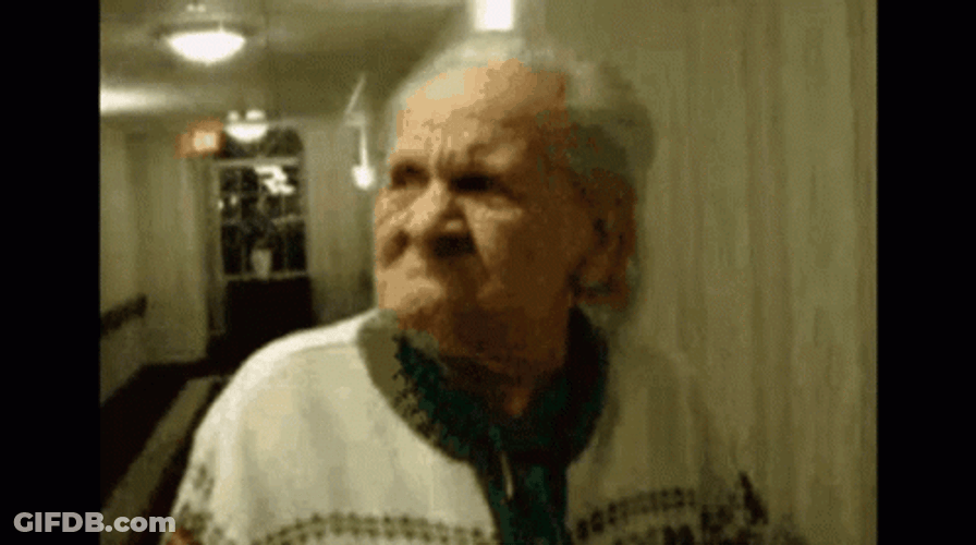 Old Man Angry Grandpa Complaining GIF