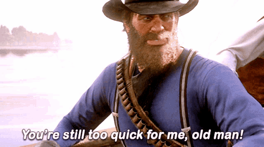 Old Man Arthur Morgan GIF