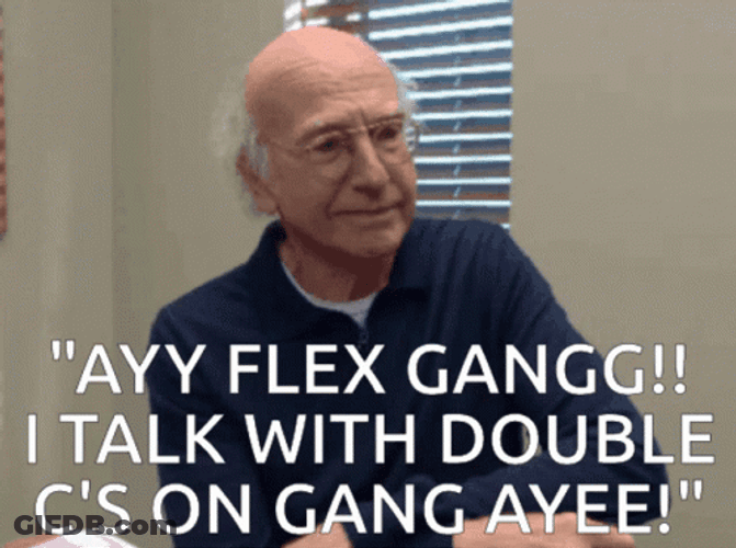 Old Man Ayy Flex Gang GIF