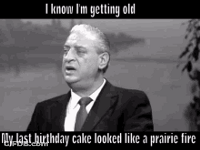 Old Man Birthday Birthday Cake Prairie Fire GIF