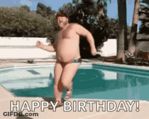 Old Man Birthday Happy Birthday Dancing GIF