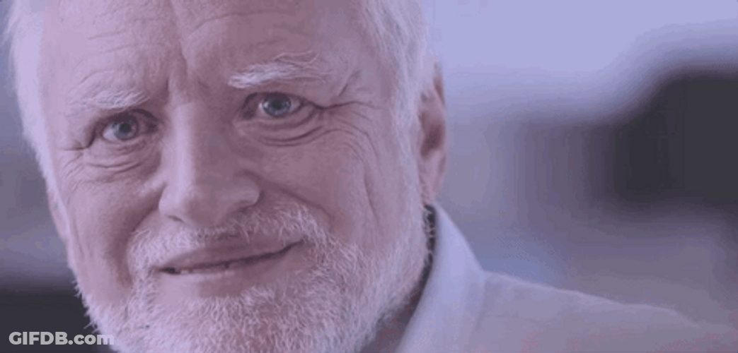 Old Man Creepy Smile Meme GIF
