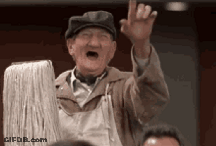 Old Man Dancing No Teeth Funny GIF