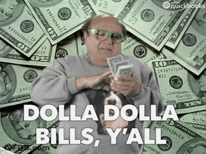 Old Man Dolla Dolla Bill Yall GIF