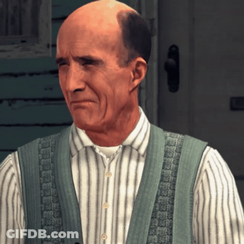 Old Man Doubts Subtle Lies GIF